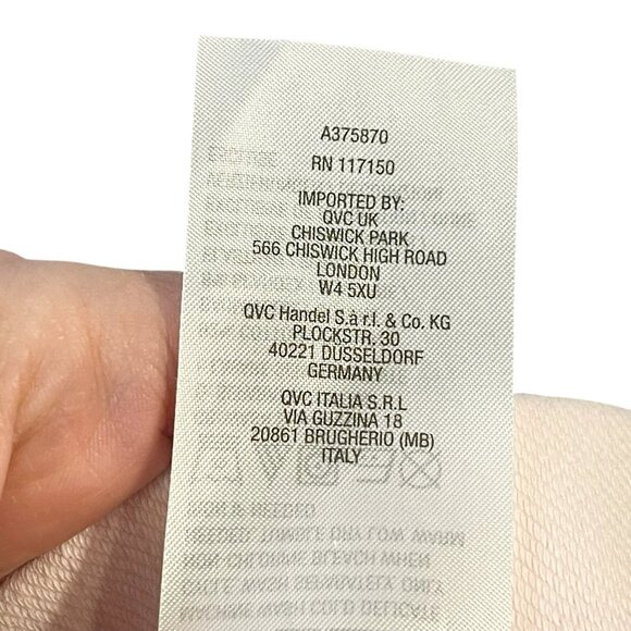 Belle by Kim Gravel Flexibelle Cropped‎ Jegging w/ Lace Trim Pink A375870 Size 2 - Picture 9 of 9